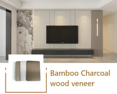 Bamboo Charcoal wood veneer